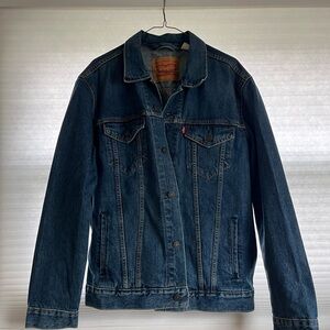 Levi's Classic Dark Blue Denim Jacket - Women’s Large
